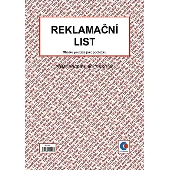 Tiskopis Reklamační list A4 PT195