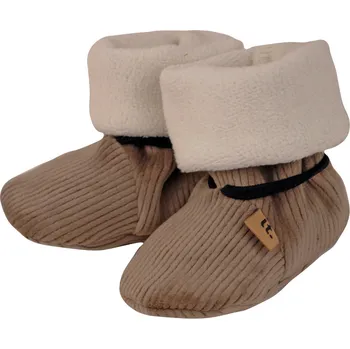 Kojenecký body Little Things Béžové manšestrové bačkorky Velikost: 1-3 roky