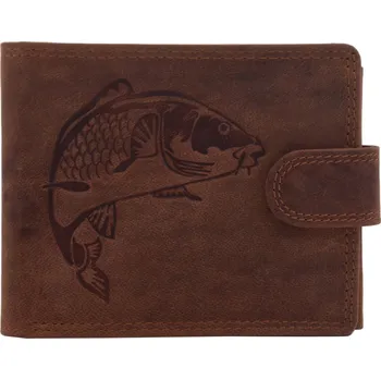 Peněženka Pánská peněženka MERCUCIO světlehnědá embos kapr vektor 2911906