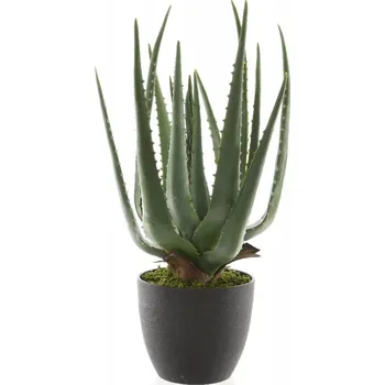 umělá květina Aloe v květináči 40 cm Přírodní Realistický