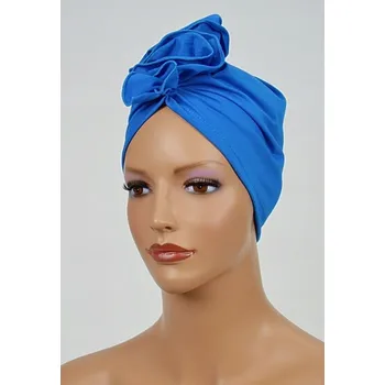 Dámské spodní prádlo Eva Design turban bavlna modrý univerzální velikost