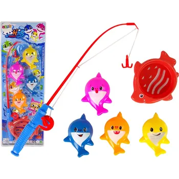 Hračka pro nejmenší LEAN Toys Dětská rybářská sada s prutem