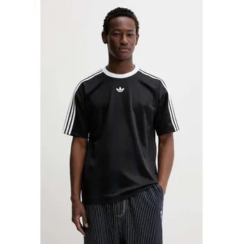Pánské tričko Tričko adidas Originals Jacquard Jersey JW5876 černá 99X, vel. M