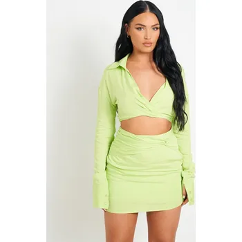 Dámská sukně Missy Empire Lime 9451343 12 (M)