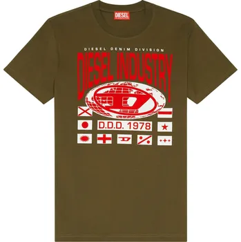 Pánská móda Tričko Diesel Green 5AF 8677016 S