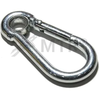 Tesařské kování MTR Karabina hasičská s okem a pojistkou Varianta: 50x5,0mm Zn