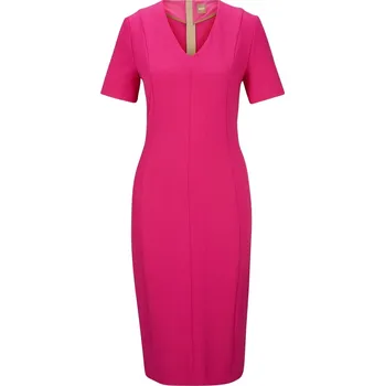 Dámské šaty Šaty BOSS Bright Pink 7267169 16 (XXL)