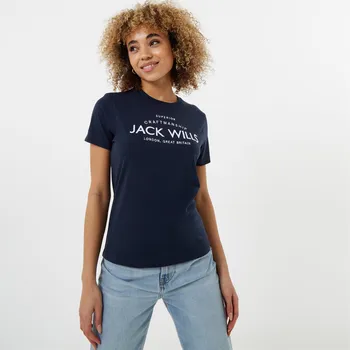 Dámské tričko Tričko Jack Wills Navy 3399858 6 (2XS)