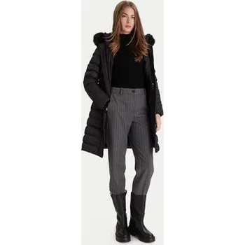 Dámská bunda Geox Vatovaná bunda Catria W5626F T3152 F9000 Černá Slim Fit 48