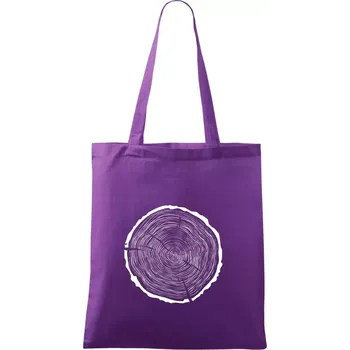 Letokruhy 60 bez věku - Taška bavlněná - 42 x 38 cm ( Fialová )
