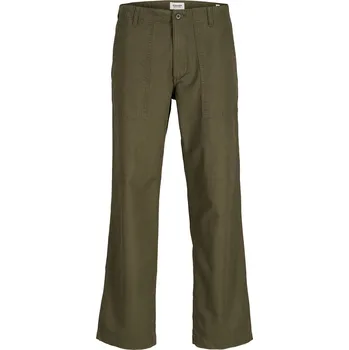 Pánské oblečení Kalhoty Jack and Jones Olive Night 6141289 30W R