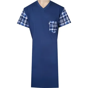 Pánská noční košile Pánská Noční Košile FOLTÝN NK450 Velikost: 4XL, Materiál: Krátký rukáv