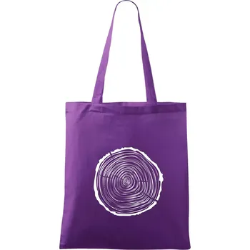Letokruhy 25 bez věku - Taška bavlněná - 42 x 38 cm ( Fialová )