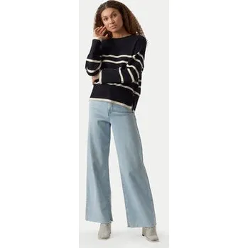 Dámský svetr Vero Moda Svetr Saba 10278319 Černá Regular Fit L