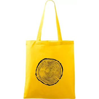 Letokruhy 75 bez věku - Taška bavlněná - 42 x 38 cm ( Žlutá )