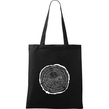 Letokruhy 65 bez věku - Taška bavlněná - 42 x 38 cm ( Černá )