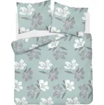 Detexpol Francouzské 3 dílné flanelové povlečení Mátový květ 4945B