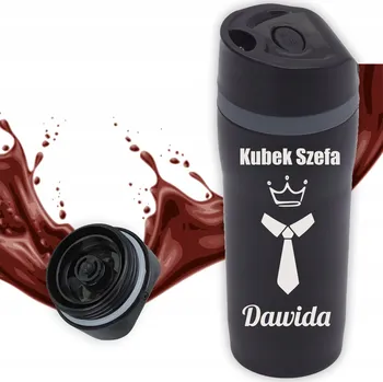 Termohrnek Dárek ke Dni učitelů Termohrnek 350 ml Černý GRAVÍR