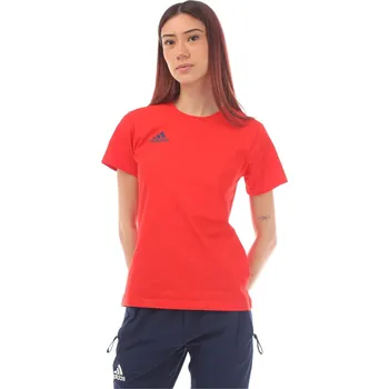 Dámské tričko Tričko adidas Red 156429 6 (XXS)
