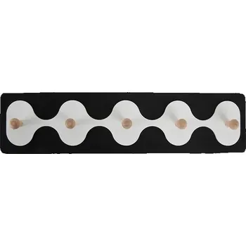 Věšák Věšák Present Time 4,5 x 11,5 cm PT4360BK černá 99X