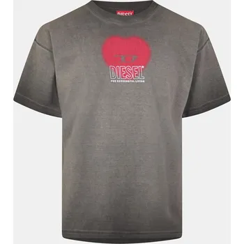 Tričko Diesel Black Black 6764990 S
