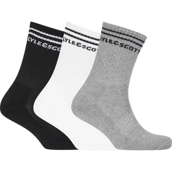 Pánské ponožky Ponožky Lyle and Scott White 3190630 Mens 7-11