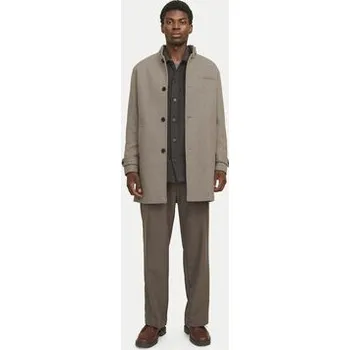 Dámský kabát Jack & Jones Vlněný kabát Melton 12258672 Béžová Regular Fit L