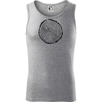 Letokruhy 40 bez věku - Tílko pánské Core - S ( Tmavě šedý melír )