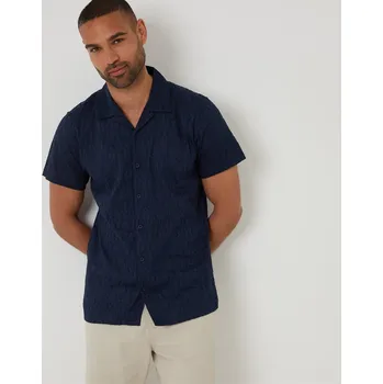 Pánská košile Košile Threadbare Navy 609583 2X Large