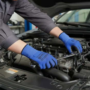 Pracovní oblečení Procera Rukavice X-ROLLER Velikost 7 černá/modrá