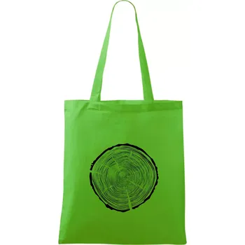 Nákupní taška Letokruhy 95 bez věku - Taška bavlněná - 42 x 38 cm ( Apple Green )