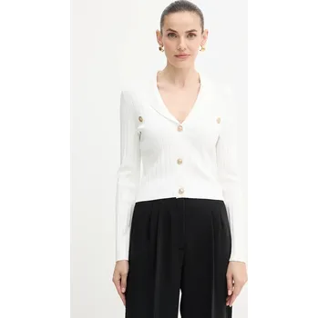 Dámský svetr Kardigan Guess FELICITY dámský, bílá barva, W5YR11 Z0130 W5YR11.Z0130 00X, vel. M