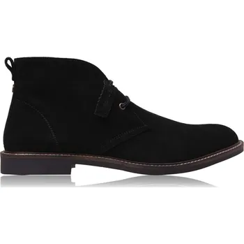 Pánské polobotky Boty Farah Black Suede 1175209 7