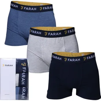 Slipy Boxerky Farah Navy Grey 1980737 2XL