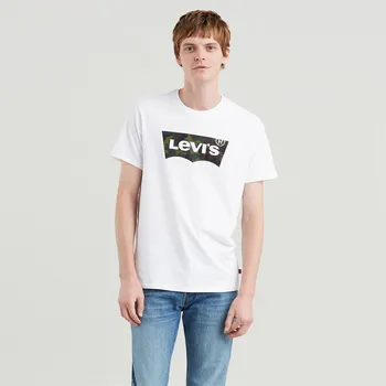 Pánská móda Tričko Levis White BW Infil 6555273 XS