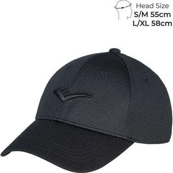 Módní doplněk Kšiltovka Everlast Triple Black 7396512 Lge/XLge