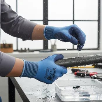 Pracovní rukavice Procera Rukavice X-HYDROS Velikost 9 modrá