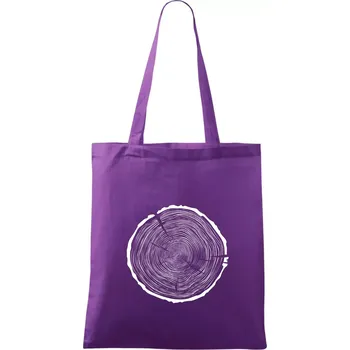 Letokruhy 90 bez věku - Taška bavlněná - 42 x 38 cm ( Fialová )