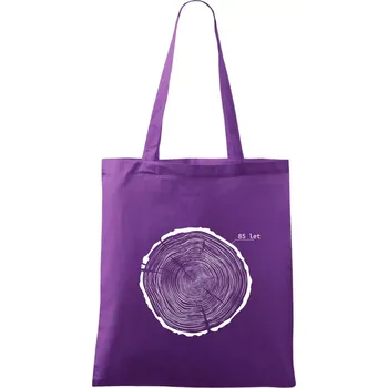 Letokruhy - 85 - Taška bavlněná - 42 x 38 cm ( Fialová )