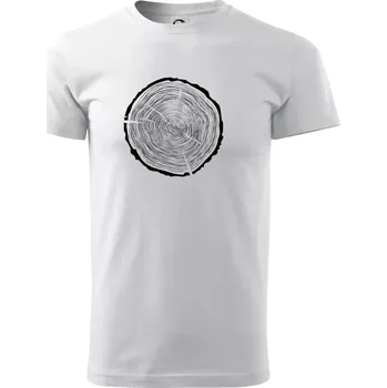 Pánské tričko Letokruhy 60 bez věku - Triko extra velké (5-8XL) - 6XL ( Bílá )