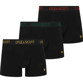 Slipy Boxerky Lyle and Scott Black Multi 3040851 Medium