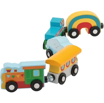 Vláček a vláčkodráha lupilu® Dřevěný vláček (dětský vláček)