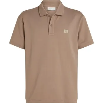 Pánské tričko Tričko Calvin Klein Jeans Taupe Grey 1635164 2XL