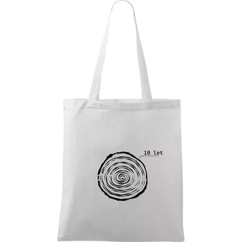 Letokruhy - 10 - Taška bavlněná - 42 x 38 cm ( Bílá )