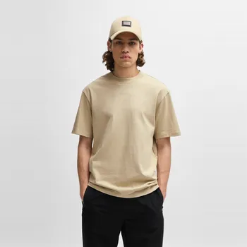 Pánské oblečení Tričko Hugo Open Beige 1549177 XS