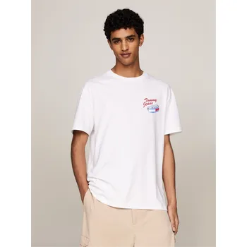 Pánské tričko Tričko Tommy Jeans White 1704841 XL