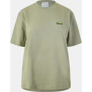 Dámské oblečení Tričko Lacoste Khaki 8230217 8 (36)