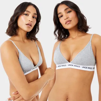 Podprsenka Sportovní podprsenka Jack Wills Grey Marl 5761701 8 (XS)