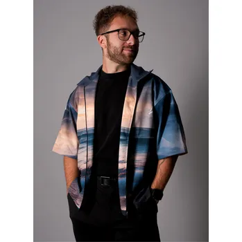 Pánská košile Pánská košile premium ALTISPORT VOJ/ALM103KOS01 MOŘE M