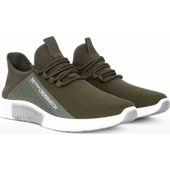Pánské tenisky Tenisky Crosshatch olive 4100751 UK 9